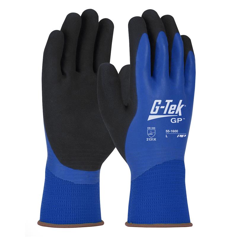 G-TEK GP FULLY COATED DOUBLE DIP LATEX - Latex Coated Gloves
